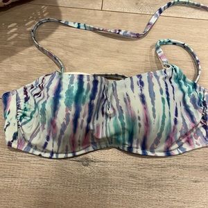 Blue bikini top from target